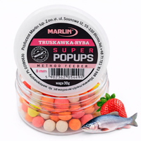 Kulki Marlin POP UP 8mm Truskawka-Ryba