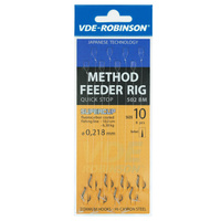 Przypony VDE-R Method Feeder push stop MF 502BM żyłka nr 10