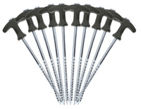 Szpilki 30cm długie do namiotu Mikado 10 sztuk