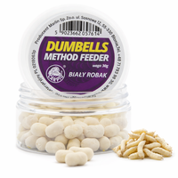 Dumbells Carpio 30g BIAŁY ROBAK Wafters 8mm